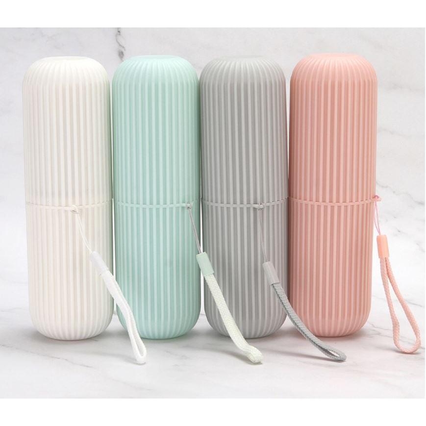 現貨 北歐 盥洗 牙刷收納 收納盒 漱口杯 牙刷盒 外出牙刷盒 露營 旅遊 盥洗收納盒-細節圖2