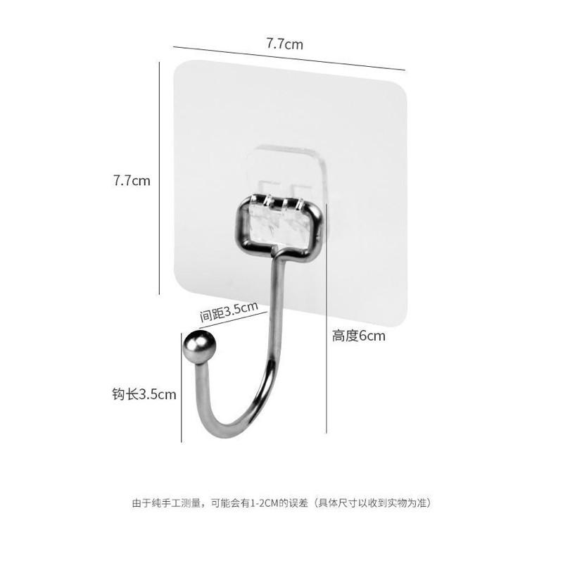 現貨 2入 小 / 大 免釘 大掛勾 無痕跡掛勾 不鏽鋼 無痕掛勾 無痕單勾 免釘掛勾 ST掛勾 單勾 大單勾-細節圖3