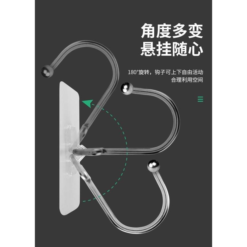 現貨 2入 小 / 大 免釘 大掛勾 無痕跡掛勾 不鏽鋼 無痕掛勾 無痕單勾 免釘掛勾 ST掛勾 單勾 大單勾-細節圖5