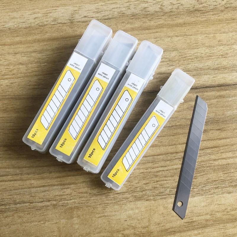現貨 小 / 大 美工刀片 10片一盒 美工刀替換刀片 美工刀 小號美工刀片 大號美工刀片-細節圖6