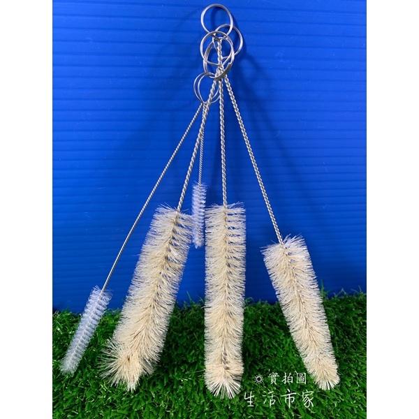 現貨 5入 壺口刷 吸管刷 隙縫刷 多用途清潔刷 瓶口刷組 細吸管刷 清潔刷-細節圖2