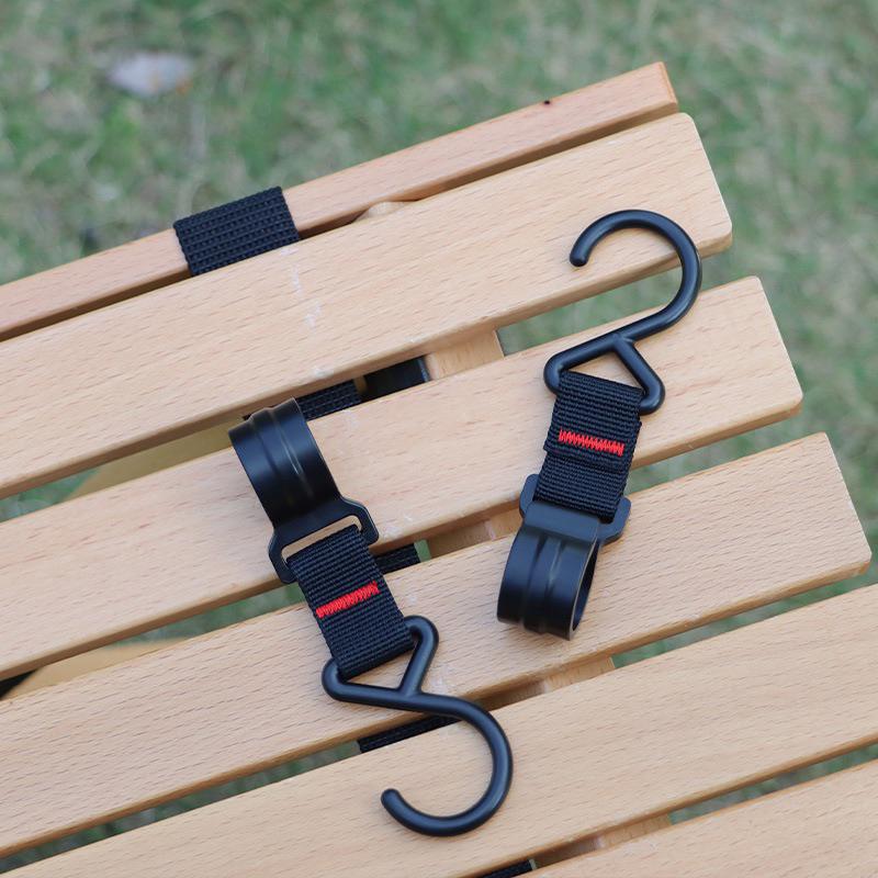 現貨 塑鋼扣環掛勾 2入 收納掛勾 置物掛勾 戶外露營置物掛勾 扣環掛勾 戶外用掛勾 露營用掛勾 多用途掛勾-細節圖2