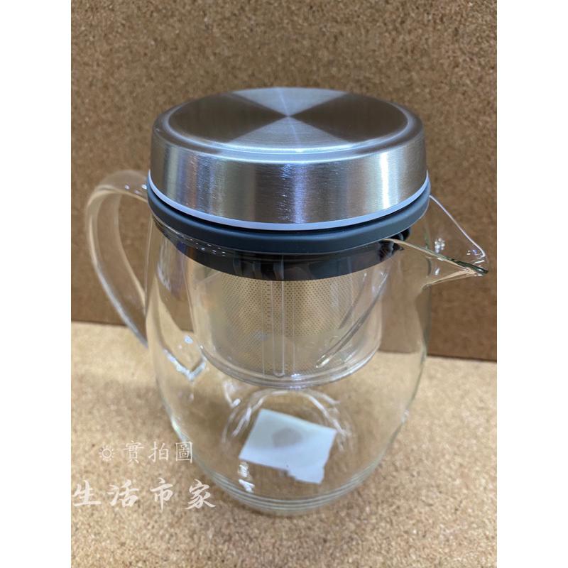 現貨 優得 600ml 鴻運泡茶壺 旋轉升降濾網 沖茶壺 泡茶壺 茶葉壺 濾茶壺 沖茶器 花茶壺 玻璃泡茶壺-細節圖4