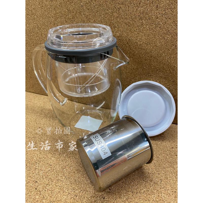 現貨 優得 600ml 鴻運泡茶壺 旋轉升降濾網 沖茶壺 泡茶壺 茶葉壺 濾茶壺 沖茶器 花茶壺 玻璃泡茶壺-細節圖7