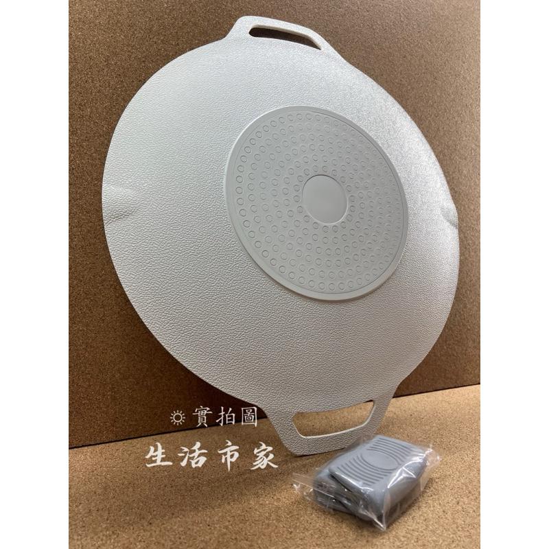 現貨 御膳坊 36cm 岩紋鑄造不沾燒烤盤 附矽膠耳套 燒烤盤 不沾烤盤 戶外野餐露營烤盤 燒烤神器 烤肉盤 煎盤-細節圖3