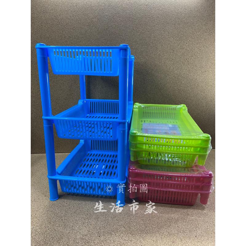 現貨 凱莉收納架 三層架 開放式整理架 置物籃 收納籃 整理籃 工具架 桌上收納架 三層收納架 桌上收納-細節圖9