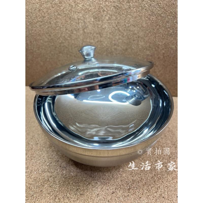 現貨 優得 304不鏽鋼 16cm 附蓋 雙層隔熱碗 不鏽鋼碗 附蓋隔熱碗 湯碗 鐵碗 附蓋碗 泡麵碗 隔熱碗 餐具-細節圖3