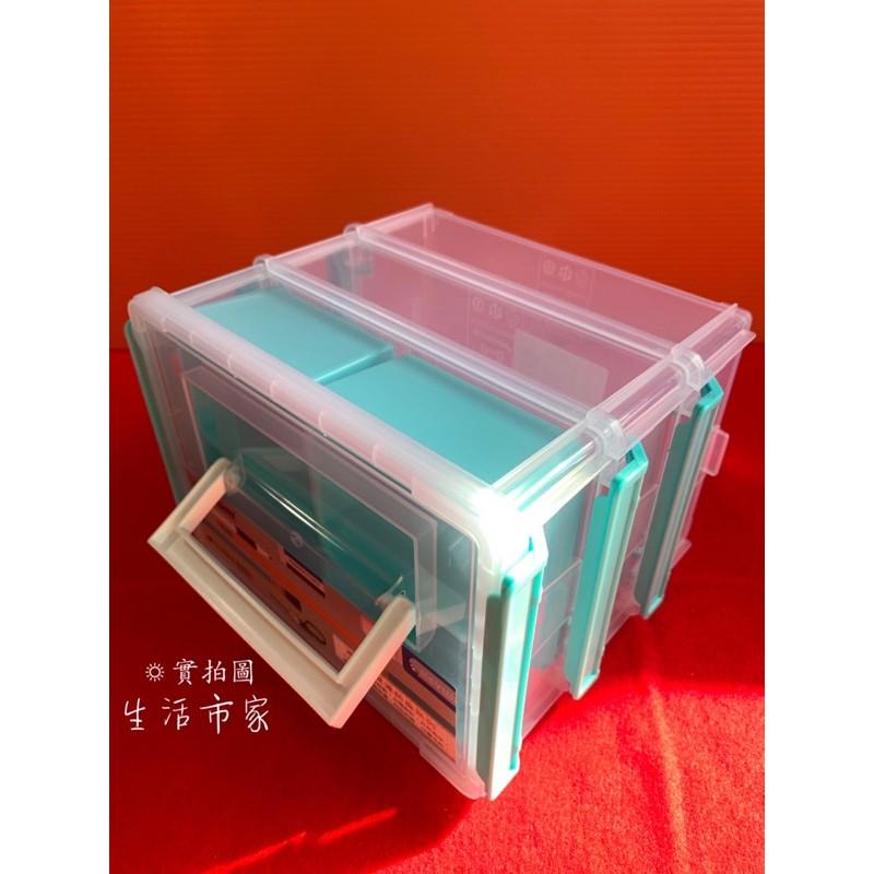 台灣製 聯府 7號 9號 高點手提連結盒 整理盒 工具箱 文具箱 透明箱 手提箱 收納盒 連結盒-細節圖7