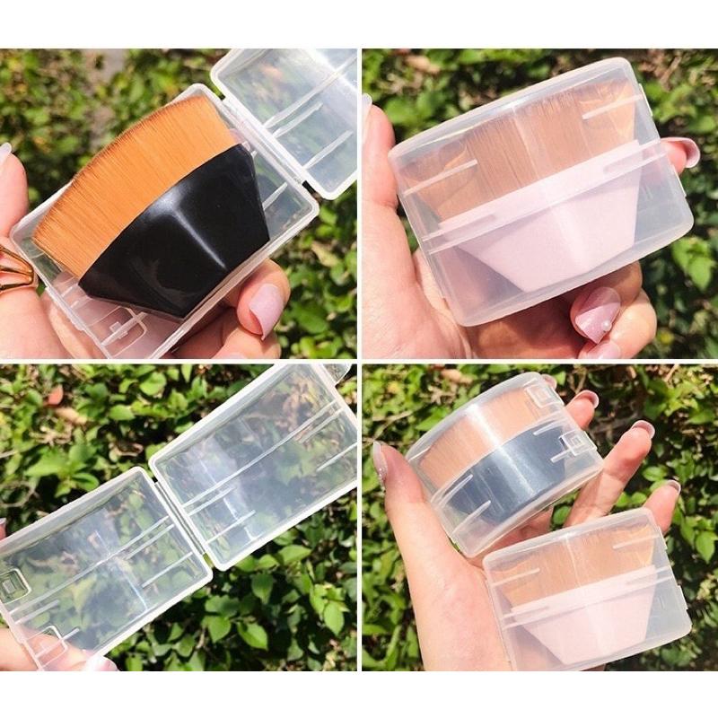 現貨 無痕 粉底刷 附收納盒 底妝刷 粉底液刷 化妝刷 刷子 刷具 無痕粉底刷 魔術刷 細毛刷-細節圖6