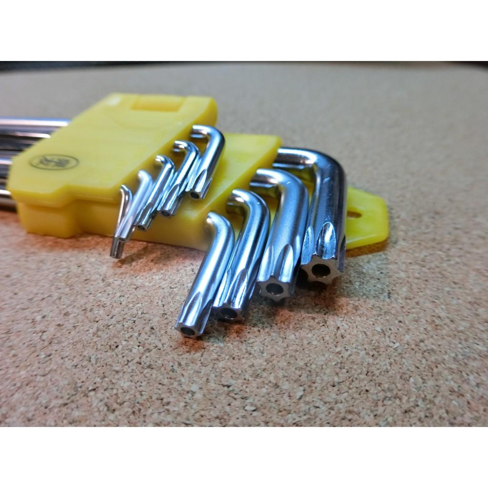 現貨 9入 內六角棒 內六角板手 加長板手 星型內六角板手 板手組 六角板手 板手組 星型板手 L型板手-細節圖5