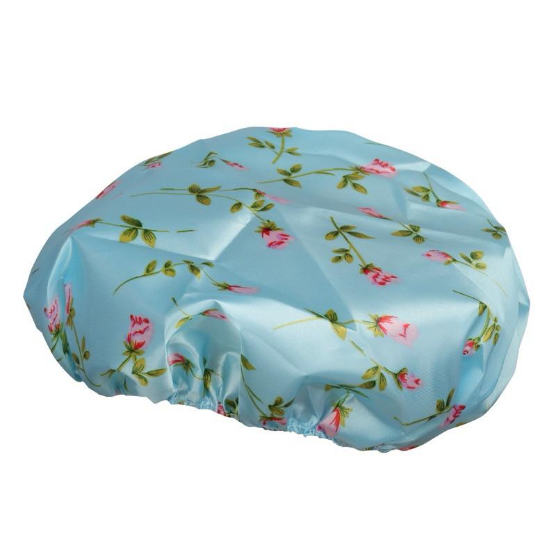 現貨 台灣製 鬆緊浴帽 特大浴帽 浴帽 彩色防水浴帽 防水帽 防潑水浴帽 沐浴帽 洗頭帽 洗澡帽 泡澡浴帽 防雨布材質-細節圖4