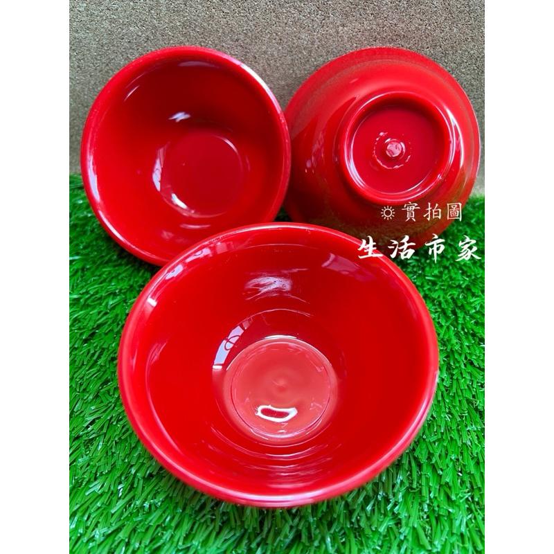 現貨 台灣製 12入 厚小湯碗 拜拜用碗 小紅碗 小湯碗 餐具 紅碗 餐廳用碗 祭拜碗 侍廟用碗 敬神碗 供佛碗-細節圖7