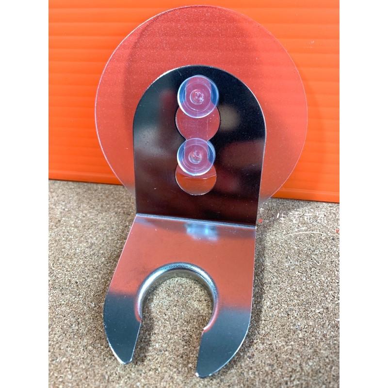 台灣製 免釘 免鑽孔 貼貼樂 蓮蓬頭架 304不鏽鋼 無痕貼片 蓮蓬頭掛架 浴室收納-細節圖3