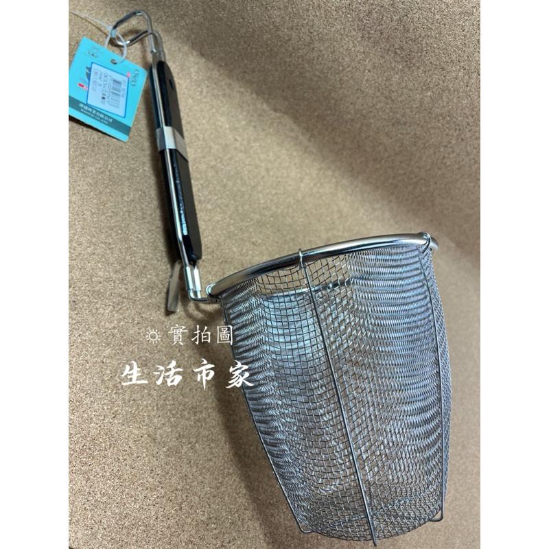 現貨 14cm 304不鏽鋼 魯味切 台式麵切 不銹鋼麵切 撈麵網 煮麵網 麵撈 滷味切 煮麵網 麵切 煮麵杓 料理用具-細節圖2