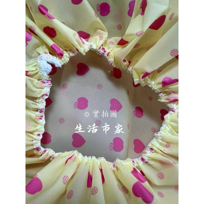 現貨 MIT台灣製 米諾諾甜心浴帽 浴帽 可愛愛心浴帽 洗澡帽 防水浴帽 泡湯帽 鬆緊帶設計 洗澡 染髮 可重複使用-細節圖5
