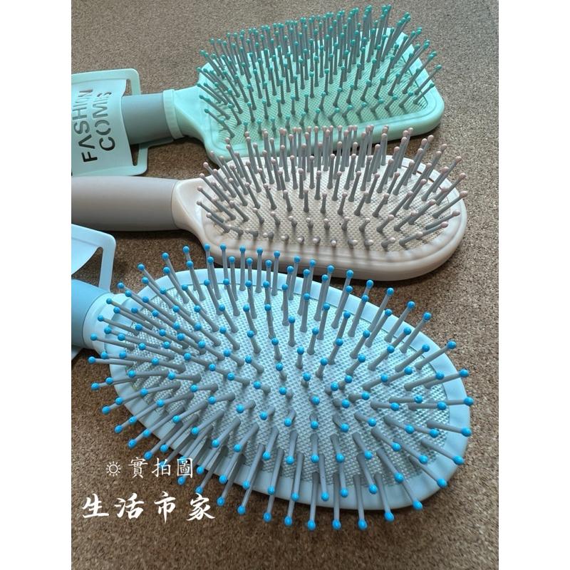 現貨  馬卡龍 橢圓 / 方形 / 蛋型 梳子 小梳子 按摩梳 氣墊梳子 美髮梳 順髮梳 馬卡龍色氣墊梳 氣墊梳 氣囊梳-細節圖4