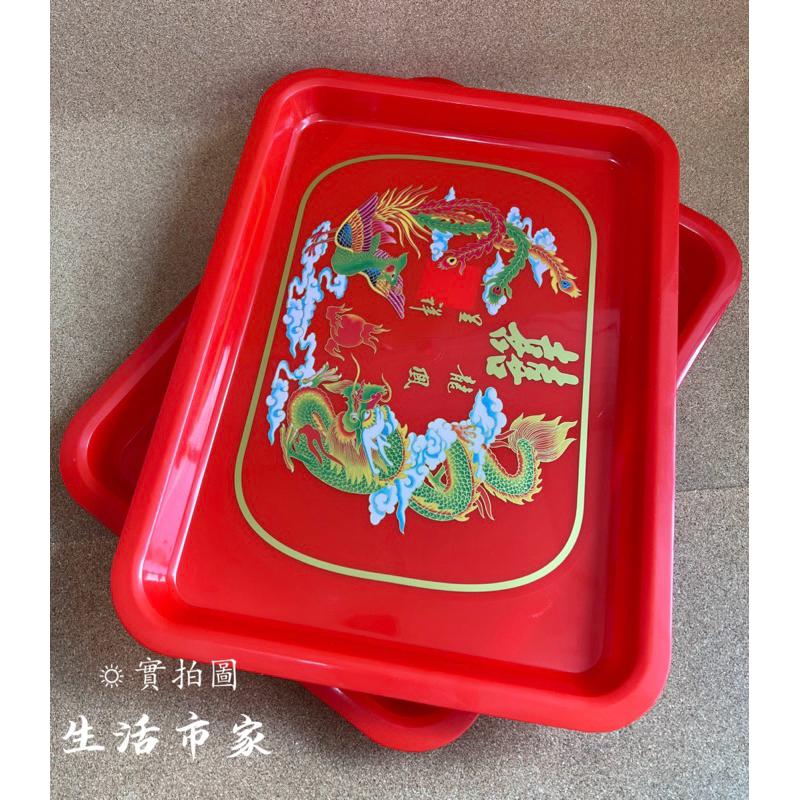 現貨 台灣製 吉祥方皿 龍鳳盤 祭祀皿 水果盤 拜拜盤 普渡盤 長方盤 龍鳳茶皿 龍鳳茶盤 供盤 敬果盤 祭祀盤-細節圖6