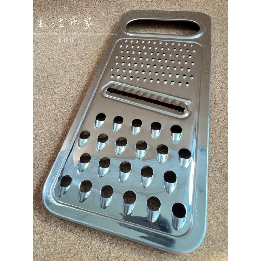 天堂鳥 430不鏽鋼 多功能刨絲器 不鏽鋼菜挫 菜剉 菜銼 磨泥器 磨薑器 刨絲刀 刨絲器 刨絲 刨薄片 刨刀 粗絲 細-細節圖2