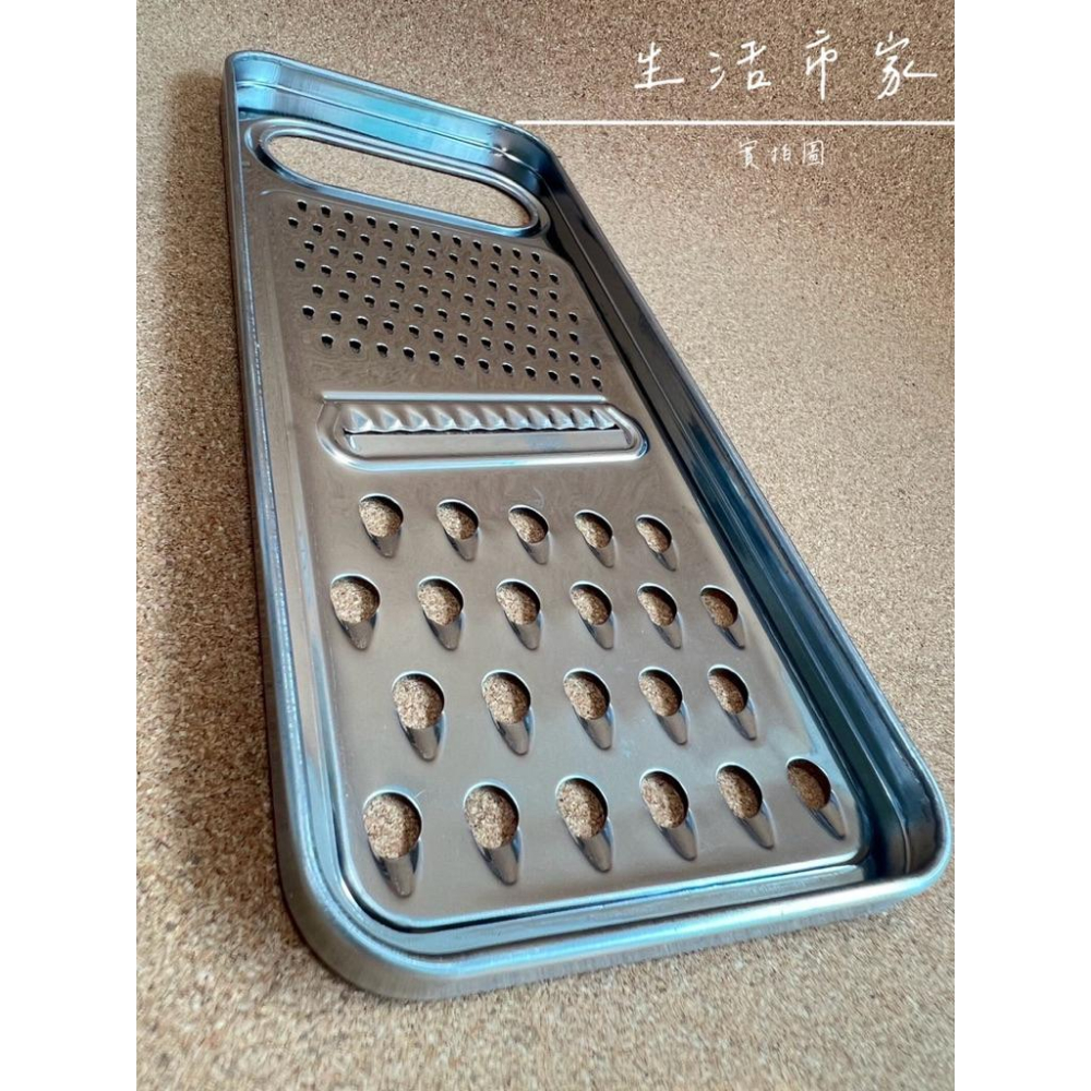 天堂鳥 430不鏽鋼 多功能刨絲器 不鏽鋼菜挫 菜剉 菜銼 磨泥器 磨薑器 刨絲刀 刨絲器 刨絲 刨薄片 刨刀 粗絲 細-細節圖3