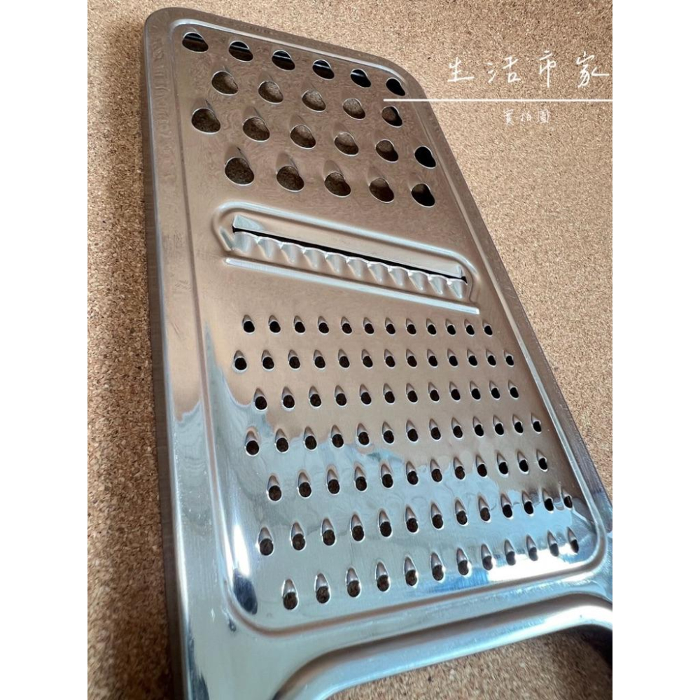 天堂鳥 430不鏽鋼 多功能刨絲器 不鏽鋼菜挫 菜剉 菜銼 磨泥器 磨薑器 刨絲刀 刨絲器 刨絲 刨薄片 刨刀 粗絲 細-細節圖4