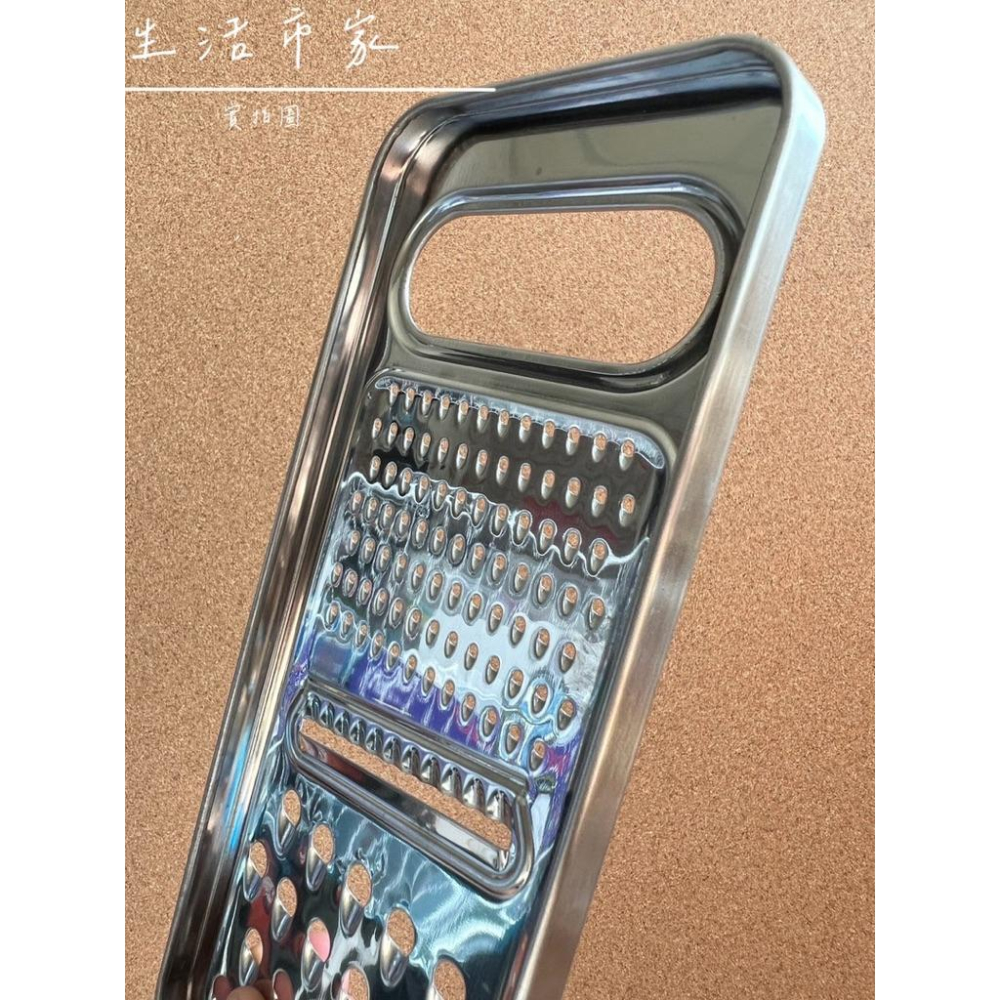 天堂鳥 430不鏽鋼 多功能刨絲器 不鏽鋼菜挫 菜剉 菜銼 磨泥器 磨薑器 刨絲刀 刨絲器 刨絲 刨薄片 刨刀 粗絲 細-細節圖7