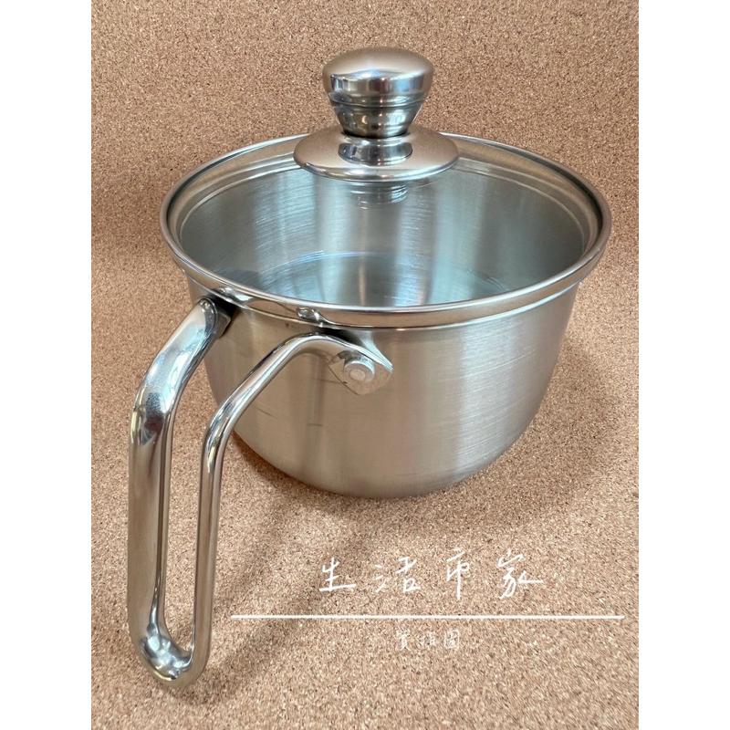 台灣製 1.2L 萬用美味鍋 附玻璃蓋 單把鍋 泡麵碗 小火鍋 燉鍋 湯鍋 料理鍋 不鏽鋼鍋 萬用鍋 多功能鍋 野餐鍋-細節圖7