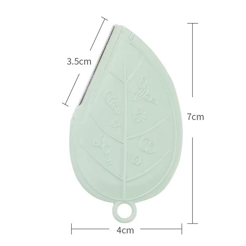 葉子修眉刀 彩色修眉刀 安全型微距防刮 彎月眉刀 修眉刀 修眉器 剃眉刀 修眉神器 修眉毛 美容工具 眉刀-細節圖7
