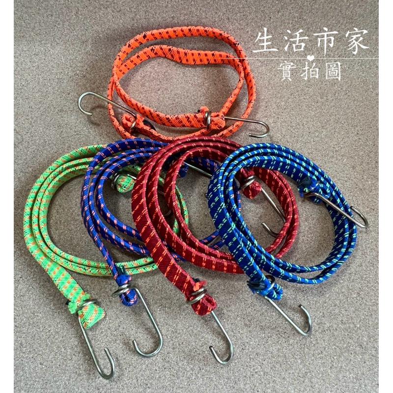 高拉力彈性機車繩 100cm 扁型 圓型 彈力繩 行李繩 自行車繩 行李綁帶 固定繩 車繩 綑綁繩 機車繩 捆物繩 綁繩-細節圖3