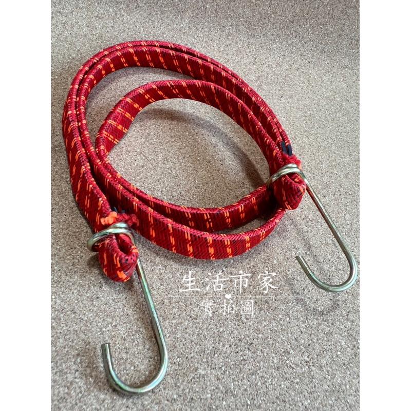 高拉力彈性機車繩 100cm 扁型 圓型 彈力繩 行李繩 自行車繩 行李綁帶 固定繩 車繩 綑綁繩 機車繩 捆物繩 綁繩-細節圖6