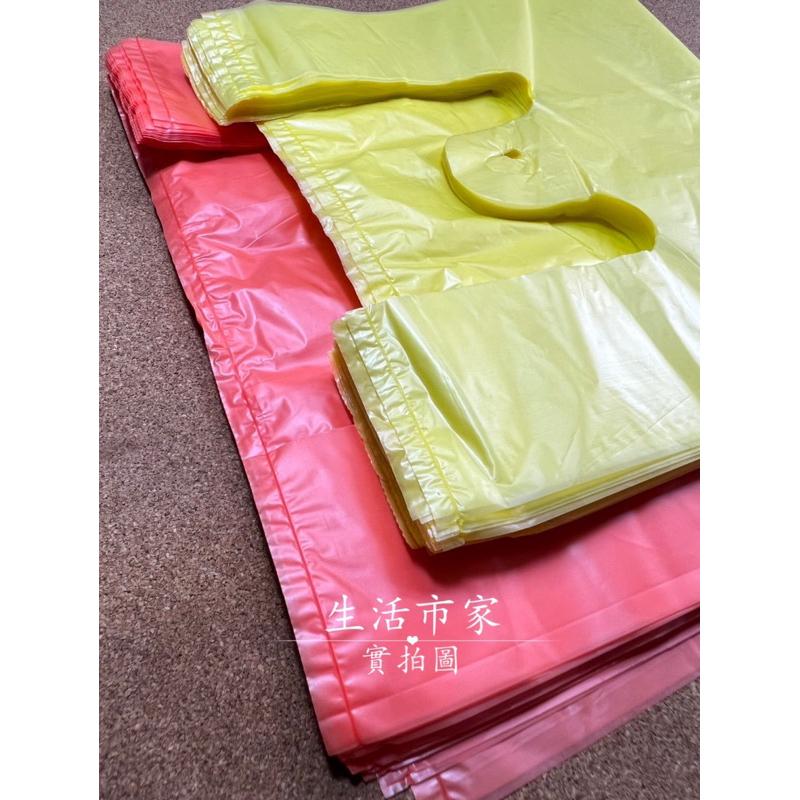 台灣製造 彩色花袋 花袋 購物袋 背心袋 雙耳袋 包裝袋 塑膠袋 背心花袋 紅白條袋 環保購物手提袋-細節圖4