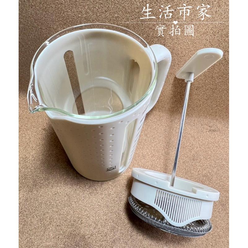 法式香沐濾壓壺 1000ml 玻璃濾壓壺 泡茶器 沖茶器 玻璃壺 花茶壺 沖泡壺 泡茶壺 過濾壺 泡茶具 防燙外層-細節圖9