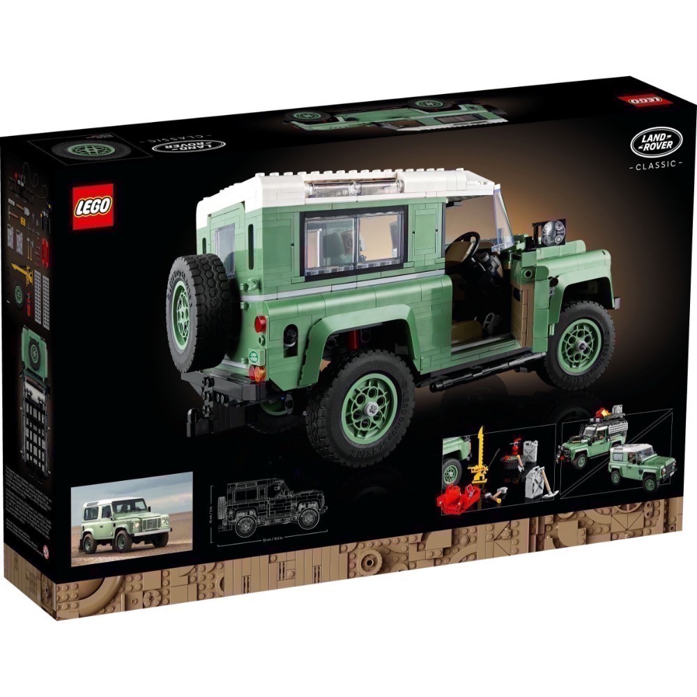 【高雄天利鄭姐】樂高 10317 ICONS™ 系列 - Land Rover Classic Defender 90-細節圖3