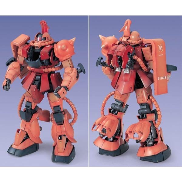 【高雄天利鄭姐】日本 BANDAI 1/60 PG MS-06S ZAKU II 夏亞專用紅薩克II鋼彈 5064229-細節圖3