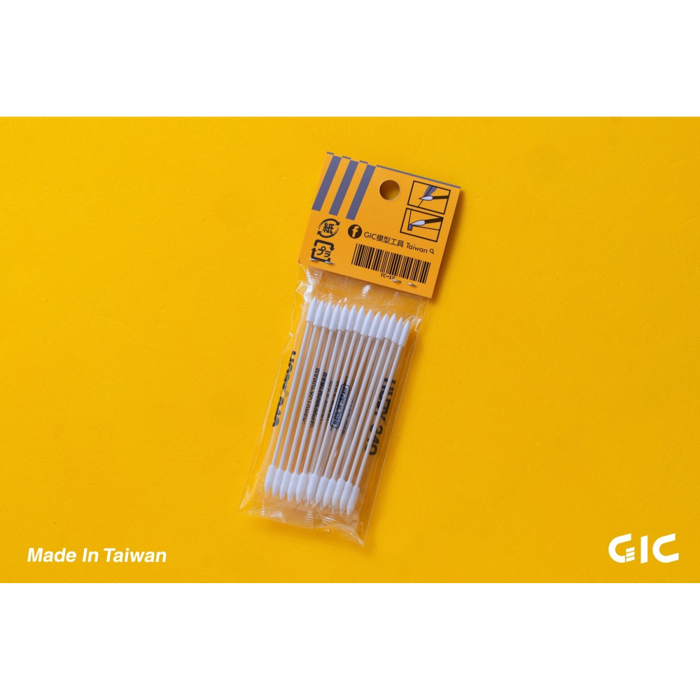 【高雄天利鄭姐】GIC TC-12 低膨脹拭線棒 - 無塵包裝耐溶劑尖端不變形 棉花棒 25入 (小)-細節圖2