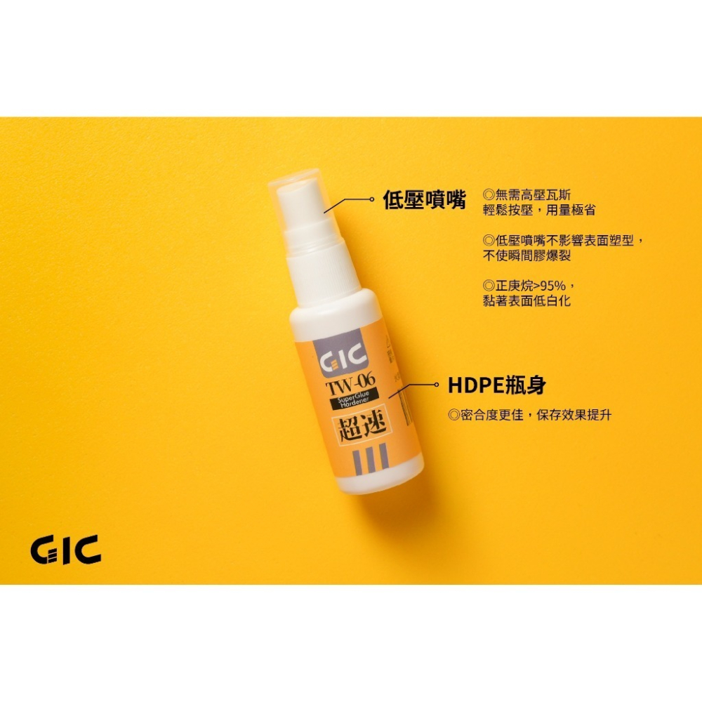 【高雄天利鄭姐】GIC TW-06 瞬間膠催化劑-細節圖3