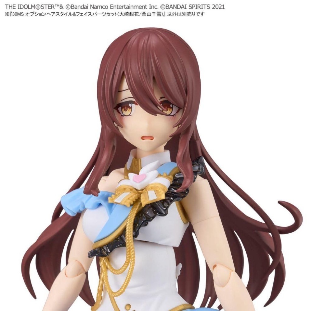 【高雄天利鄭姐】日本 BANDAI 5066312 30MS 偶像大師閃耀色彩 髮型&臉部配件套組(大崎甜花/桑山千雪)-細節圖4