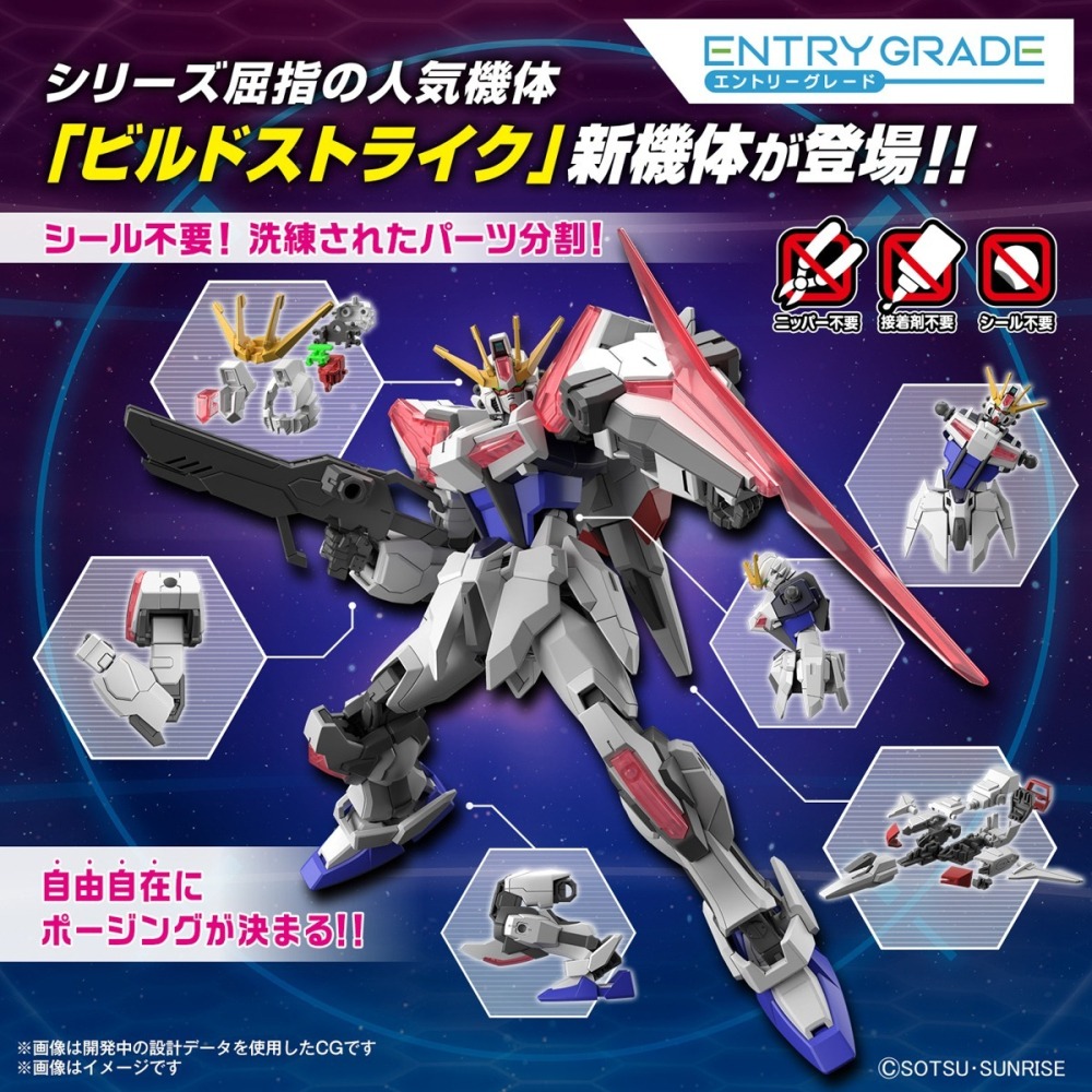 【高雄天利鄭姐】日本 BANDAI EG系列 5065689 1/144 #02 超銀河製作攻擊鋼彈-細節圖5