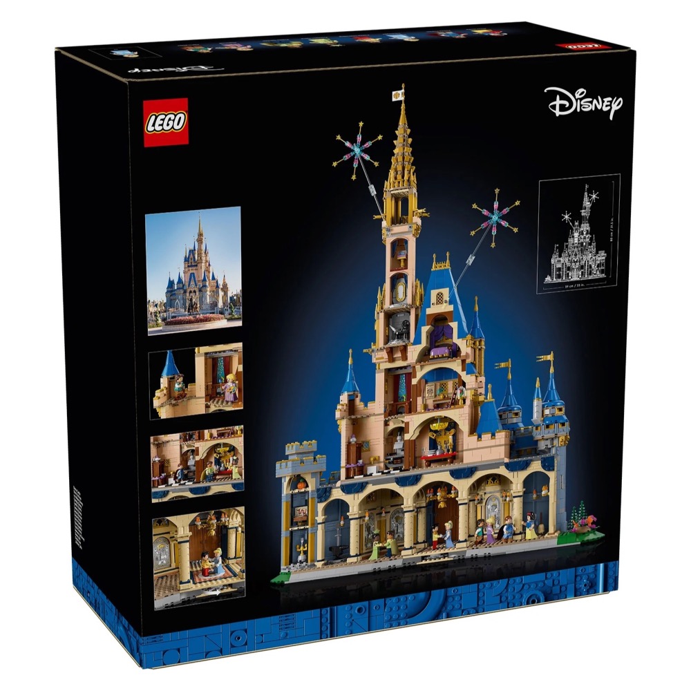 【高雄天利鄭姐】樂高 43222 迪士尼 Disney™ 系列 - 迪士尼城堡-細節圖3