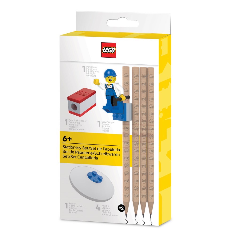 【高雄天利鄭姐】LEGO積木文具組B 附人偶 LGL-52053 LEGO積木文具組C 附建築工人 LGL-53708-規格圖3