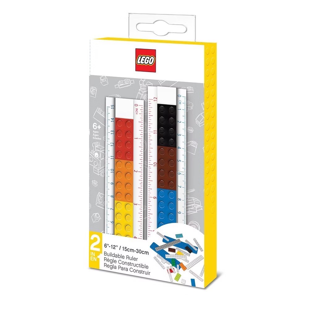 【高雄天利鄭姐】LEGO 創意組裝文具尺(15-30公分)LGL-52558/LGL-51498/LGL-53709-規格圖4