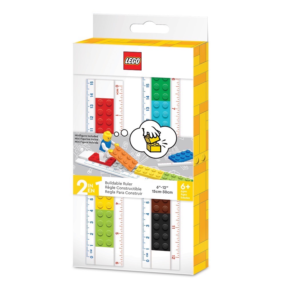 【高雄天利鄭姐】LEGO 創意組裝文具尺(15-30公分)LGL-52558/LGL-51498/LGL-53709-規格圖4