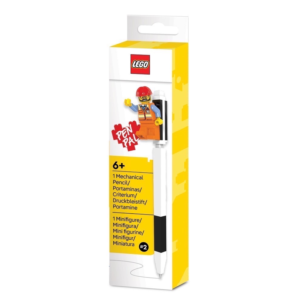 【高雄天利鄭姐】LEGO樂高 周邊文具 樂高積木原子筆(附人偶) 紅色/藍色/黑色/自動鉛筆（新舊款隨機出貨）-規格圖3