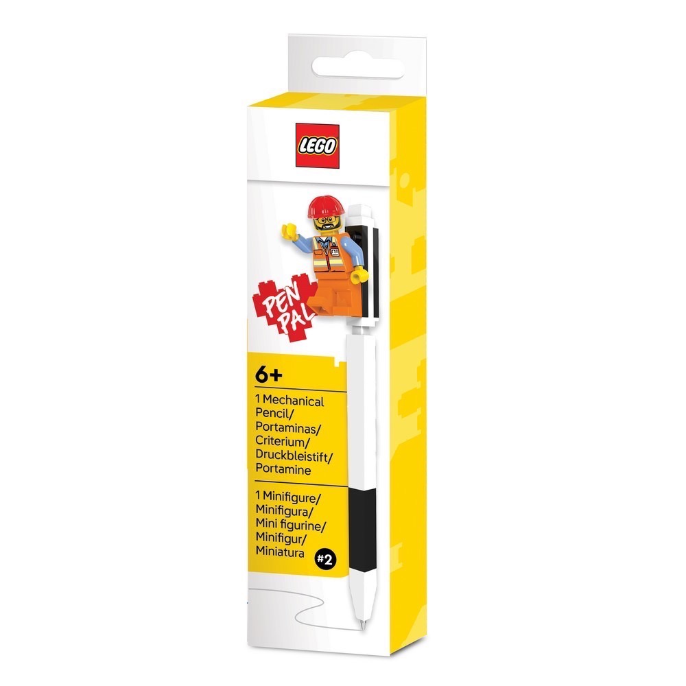 【高雄天利鄭姐】LEGO樂高 周邊文具 樂高積木原子筆(附人偶) 紅色/藍色/黑色/自動鉛筆（新舊款隨機出貨）-規格圖3