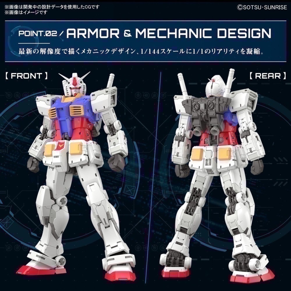 【高雄天利鄭姐】日本 BANDAI RG系列 5067155 1/144 #40 RX-78-2 鋼彈 Ver.2.0-細節圖8