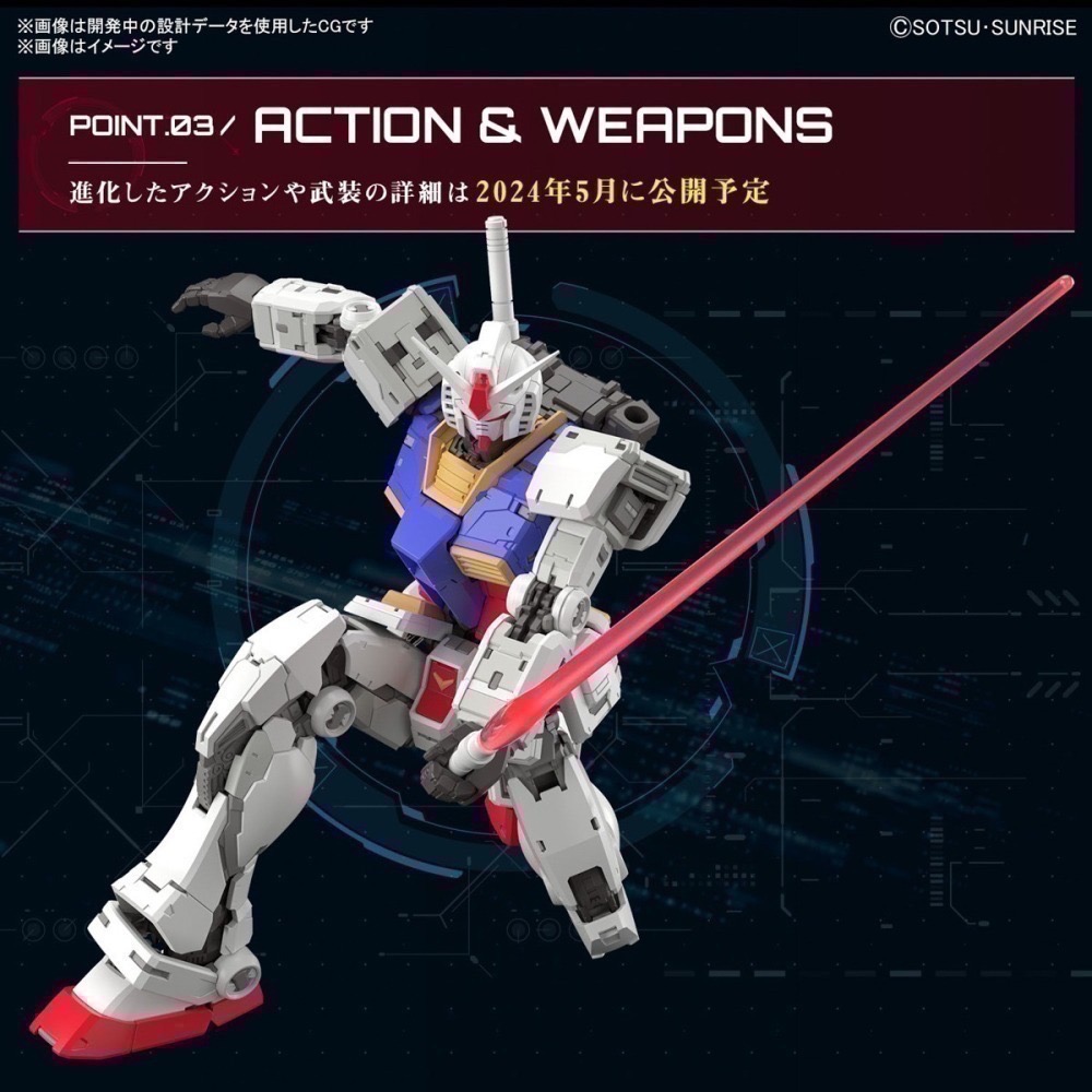 【高雄天利鄭姐】日本 BANDAI RG系列 5067155 1/144 #40 RX-78-2 鋼彈 Ver.2.0-細節圖9