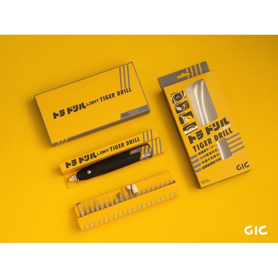 【高雄天利鄭姐】GIC TD-01 虎鑽 電動雕刻機 USB 供電式 LIGHT版本 【含全套刀具+充電頭】-細節圖3