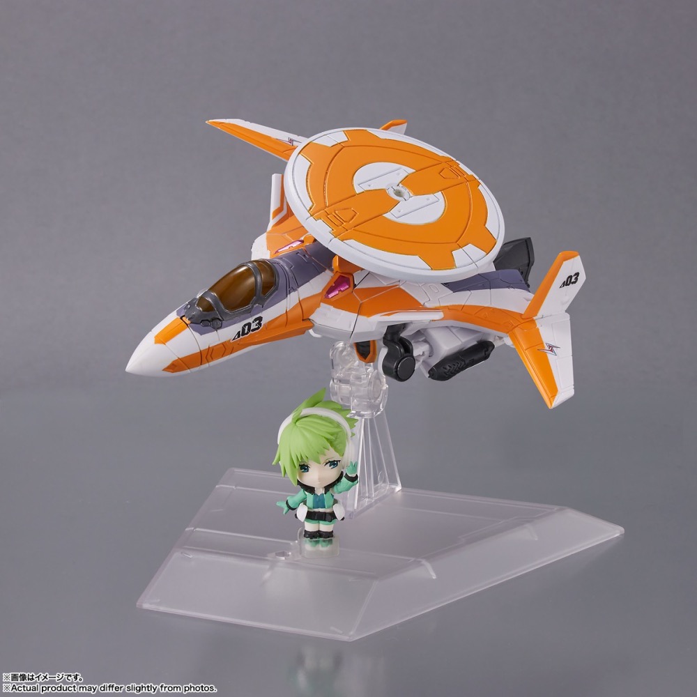 【高雄天利鄭姐】萬代 BANDAI BF649737 TINY SESSION 超時空要塞 VF-31E 齊格菲恰克機-細節圖2