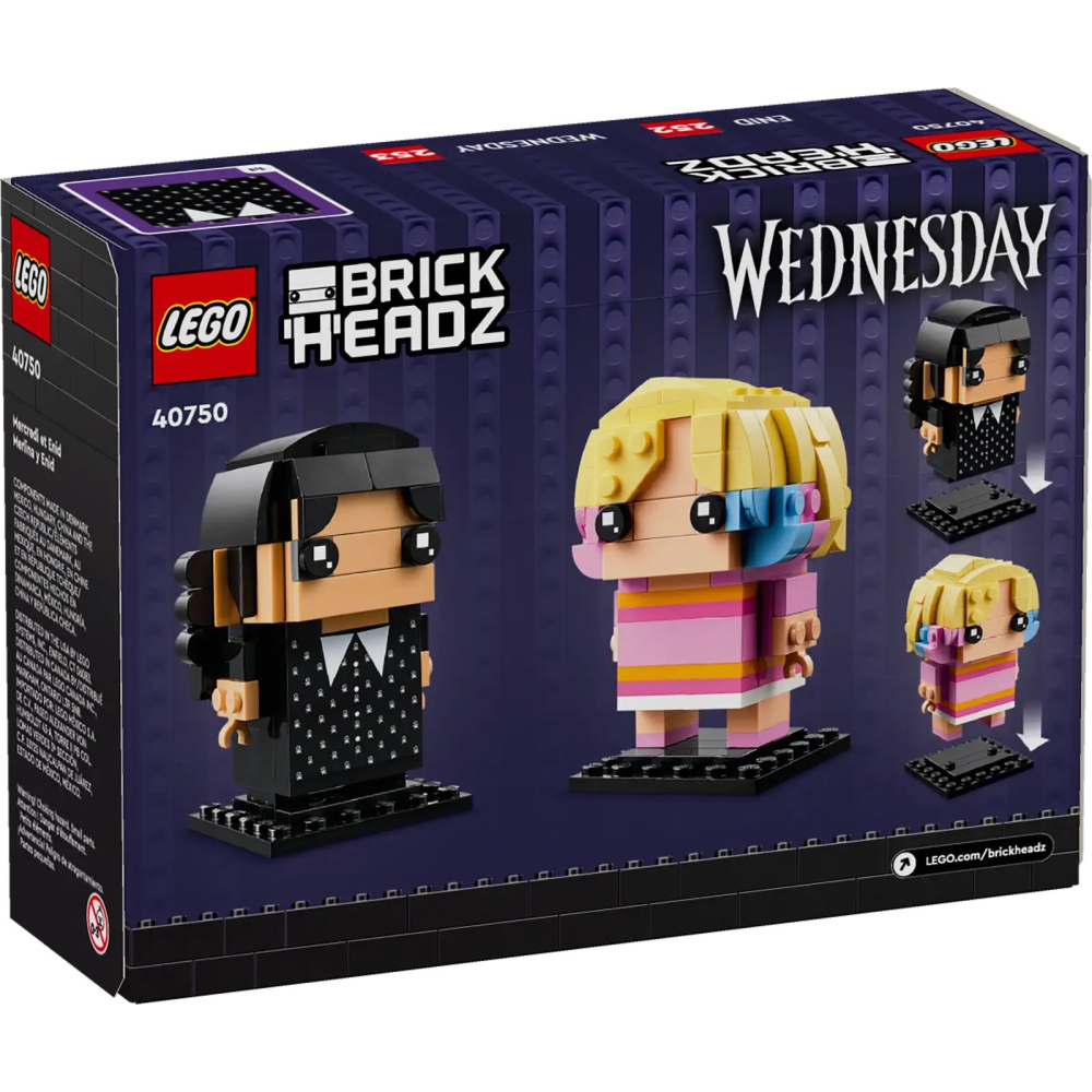 【高雄天利鄭姐】樂高 40750 BrickHeadz™大頭娃娃 系列 - 星期三＆依妮-細節圖3