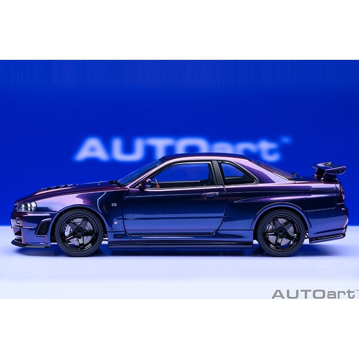 【高雄天利鄭姐】AUTOart 1/18 77464 NISMO R34 GT-R Z-TUNE (午夜紫色) 模型車-細節圖5