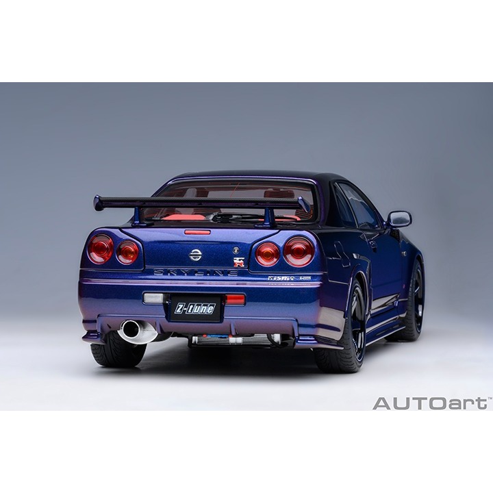 【高雄天利鄭姐】AUTOart 1/18 77464 NISMO R34 GT-R Z-TUNE (午夜紫色) 模型車-細節圖8